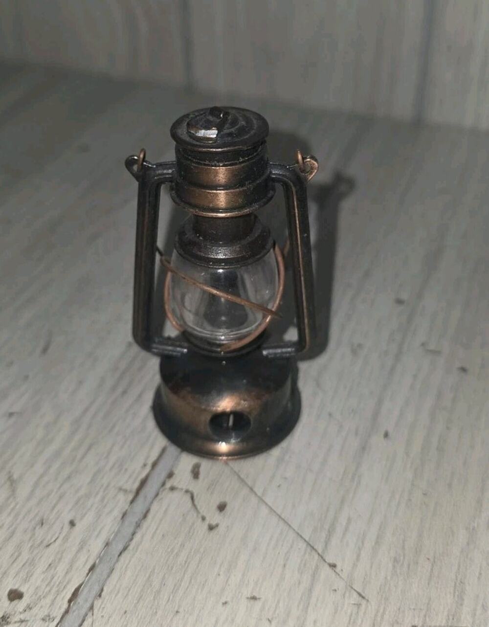 Vintage Die Cast Camping Lantern Novelty Pencil Sharpener Collectors Piece